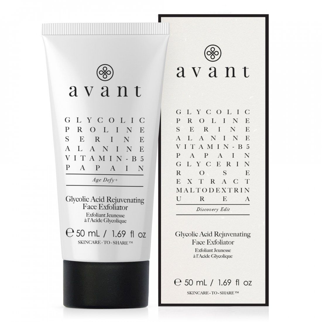 Avant - Exfoliant pour le visage 'Discovery Edit Glycolic Acid Rejuvenating' - 50 ml