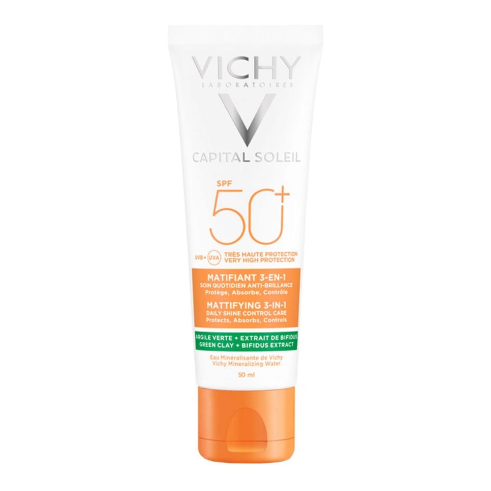 Vichy - Crème solaire pour le visage 'Capital Soleil Matifying 3-In-1 SPF50+' - 50 ml