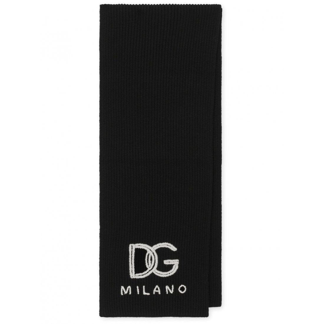 Dolce & Gabbana - Écharpe en laine 'Logo' pour Hommes