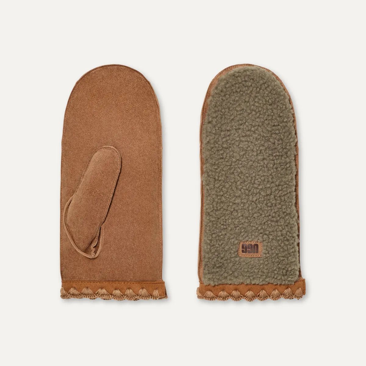 Ugg - W's UGGFLUFF SCALLOPED MITTEN