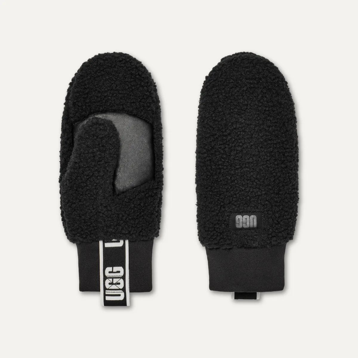 Ugg - W's 101099 UGGFLUFF MITTEN WITH LOGO TAPE