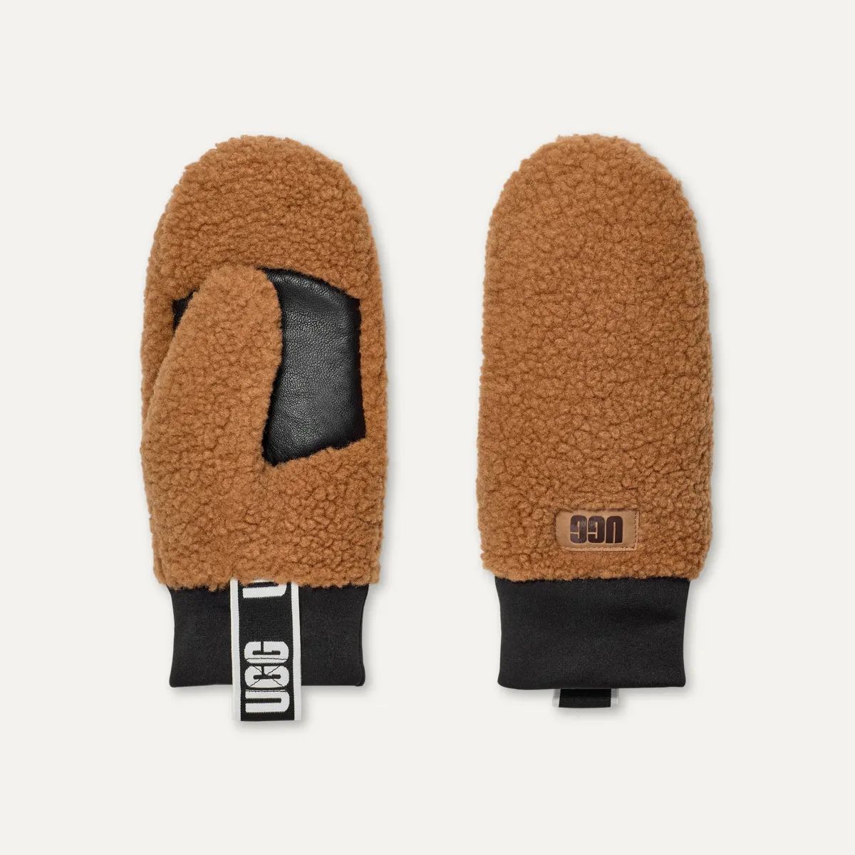 Ugg - W's UGGFLUFF MITTEN WITH LOGO TAPE