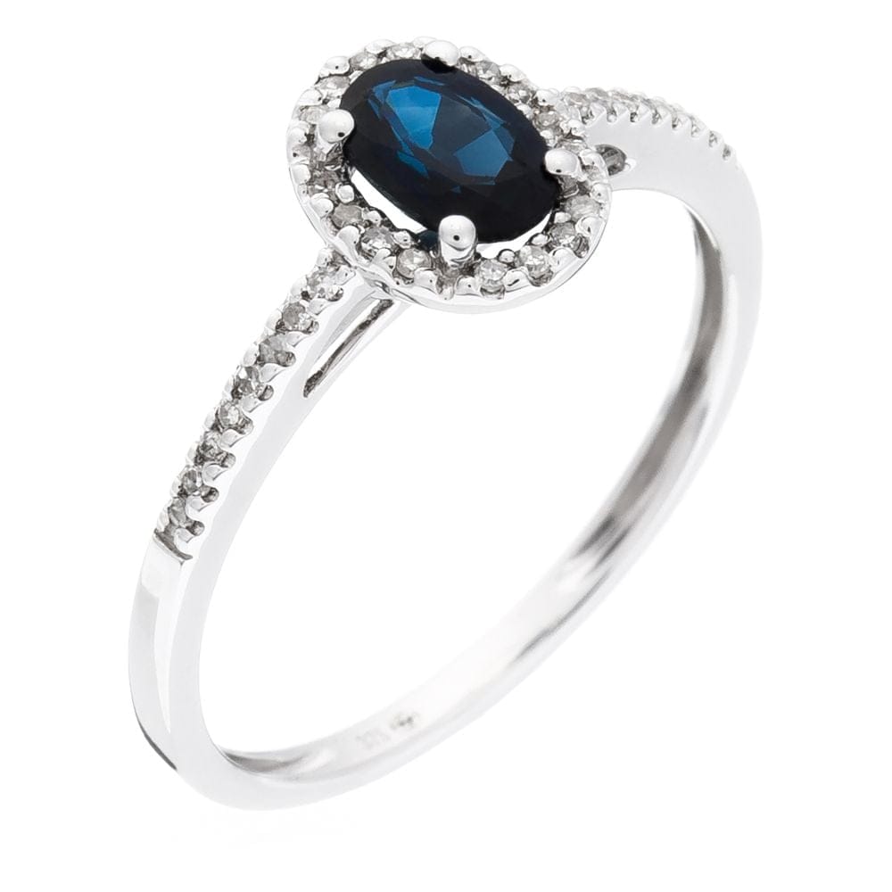 Le Diamantaire - Bague 'Royal Blue' pour Femmes