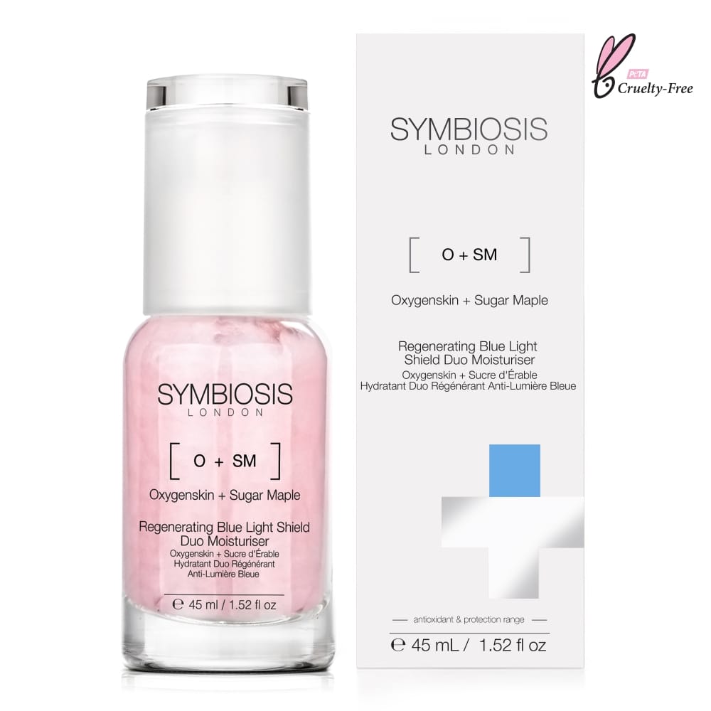 Symbiosis - Crème hydratante '(Oxygenskin+Sugar Maple) Regenerating Blue Light Shield Duo' - 45 ml