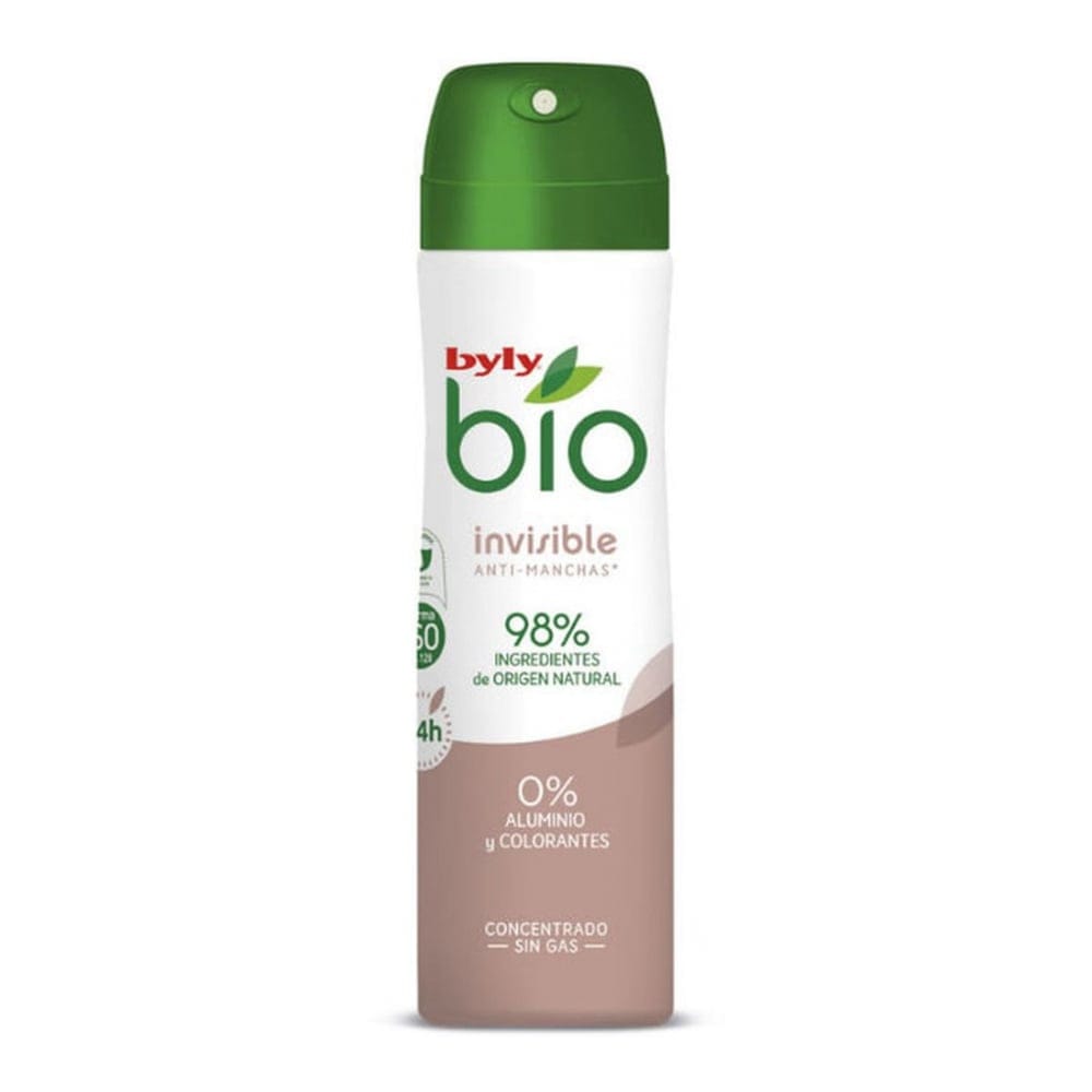 Byly - Déodorant spray 'Bio Natural 0% Invisible' - 75 ml
