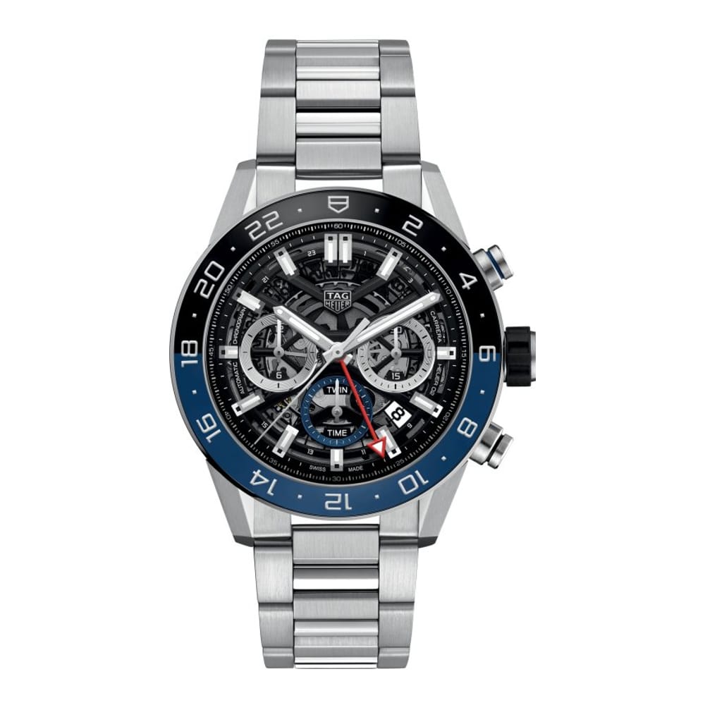 Tag Heuer - Montre 'Carrera Chronograph Twin-Time' pour Hommes