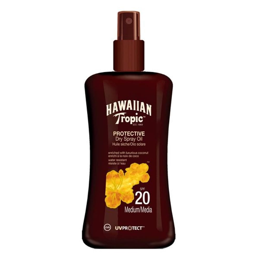 Hawaiian Tropic - Huile solaire en spray 'Coconut & Guava SPF20' - 200 ml