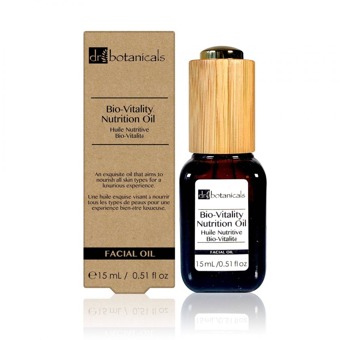 Dr. Botanicals - Huile pour le visage 'Bio-Vitality Nutrition' - 15 ml