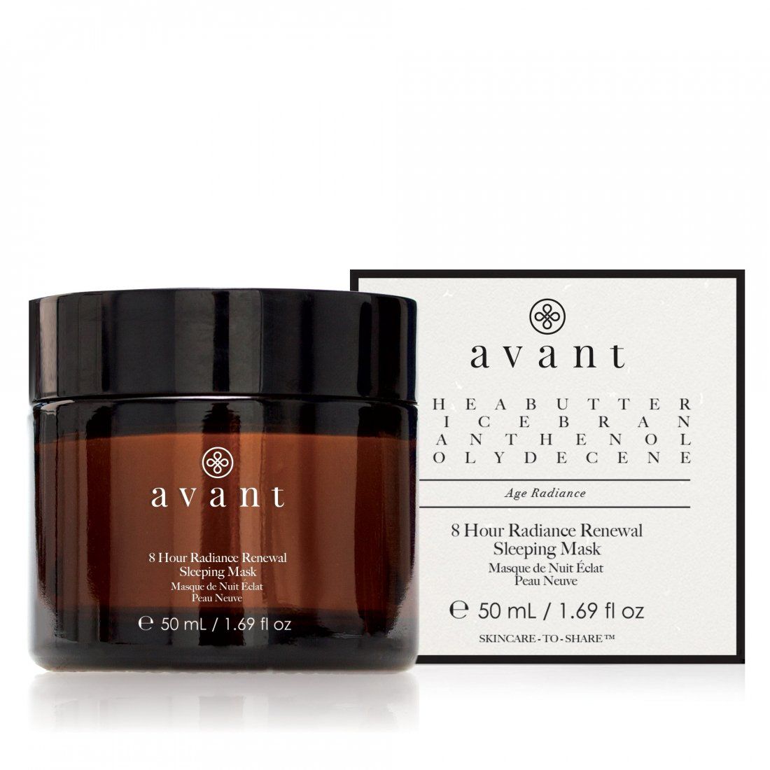 Avant - Masque de nuit '8 Hour Radiance Renewal' - 50 ml