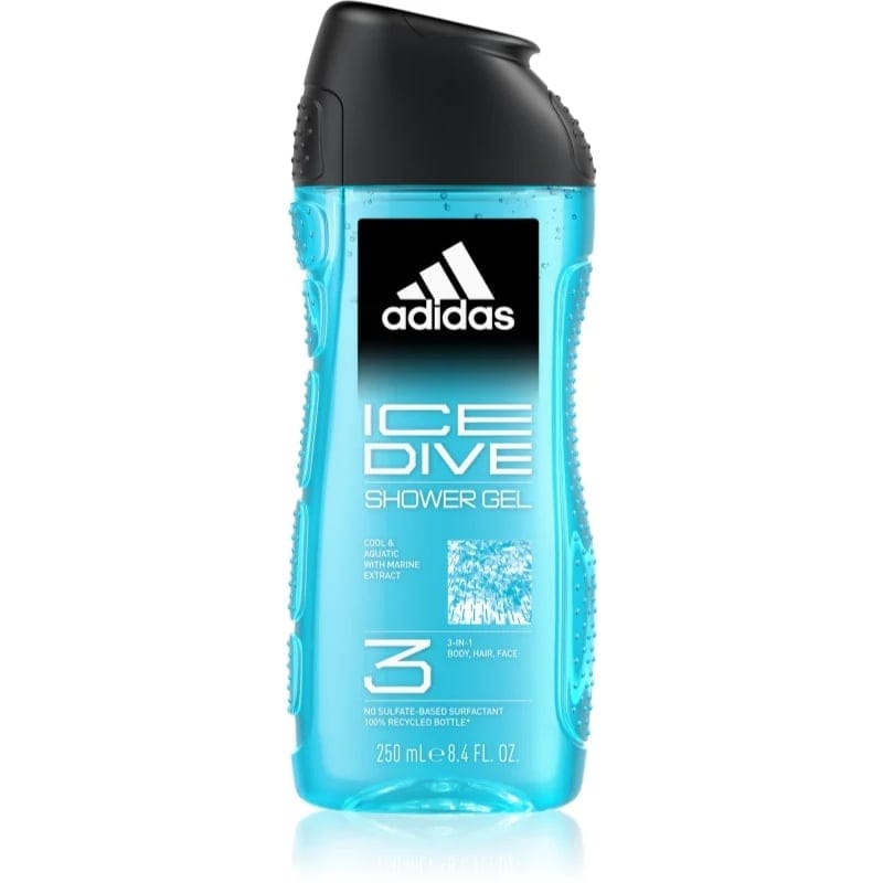 Adidas - Gel Douche 'Ice Dive 3-in-1' - 250 ml
