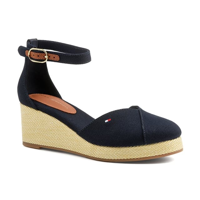 Tommy hilfiger - FLAG CLOSED TOE MID WEDGE ESPAD