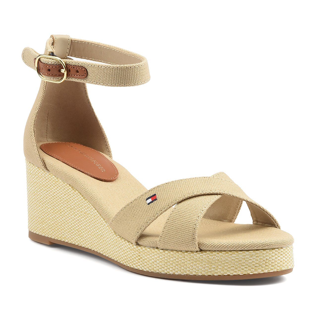 Tommy hilfiger - FLAG CRISS-CROS MID WEDGE ESPAD