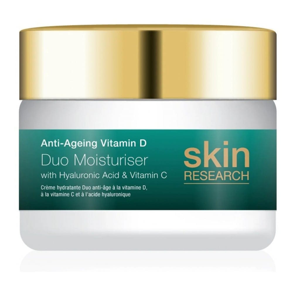 Skin Research - Hydratant anti-âge pour la journée 'Vitamin D With Hyaluronic Acid' - 50 ml