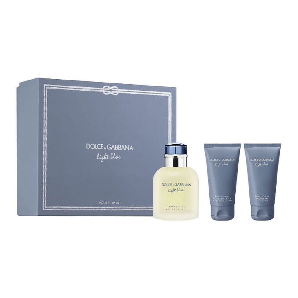 Dolce & Gabbana - Coffret de parfum 'Light Blue Pour Homme' - 3 Pièces