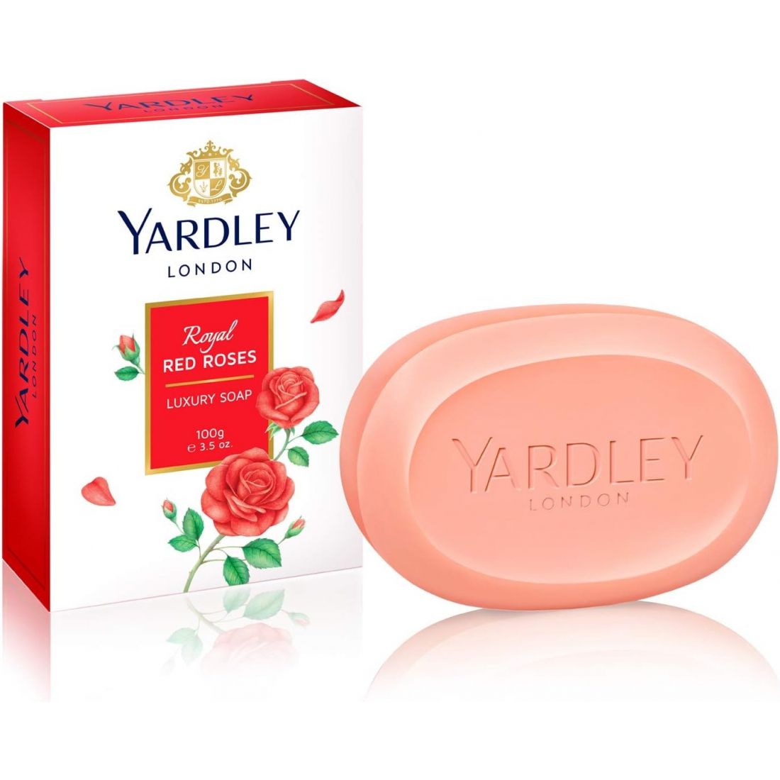Yardley - Savon parfumé 'Red Roses' - 100 g