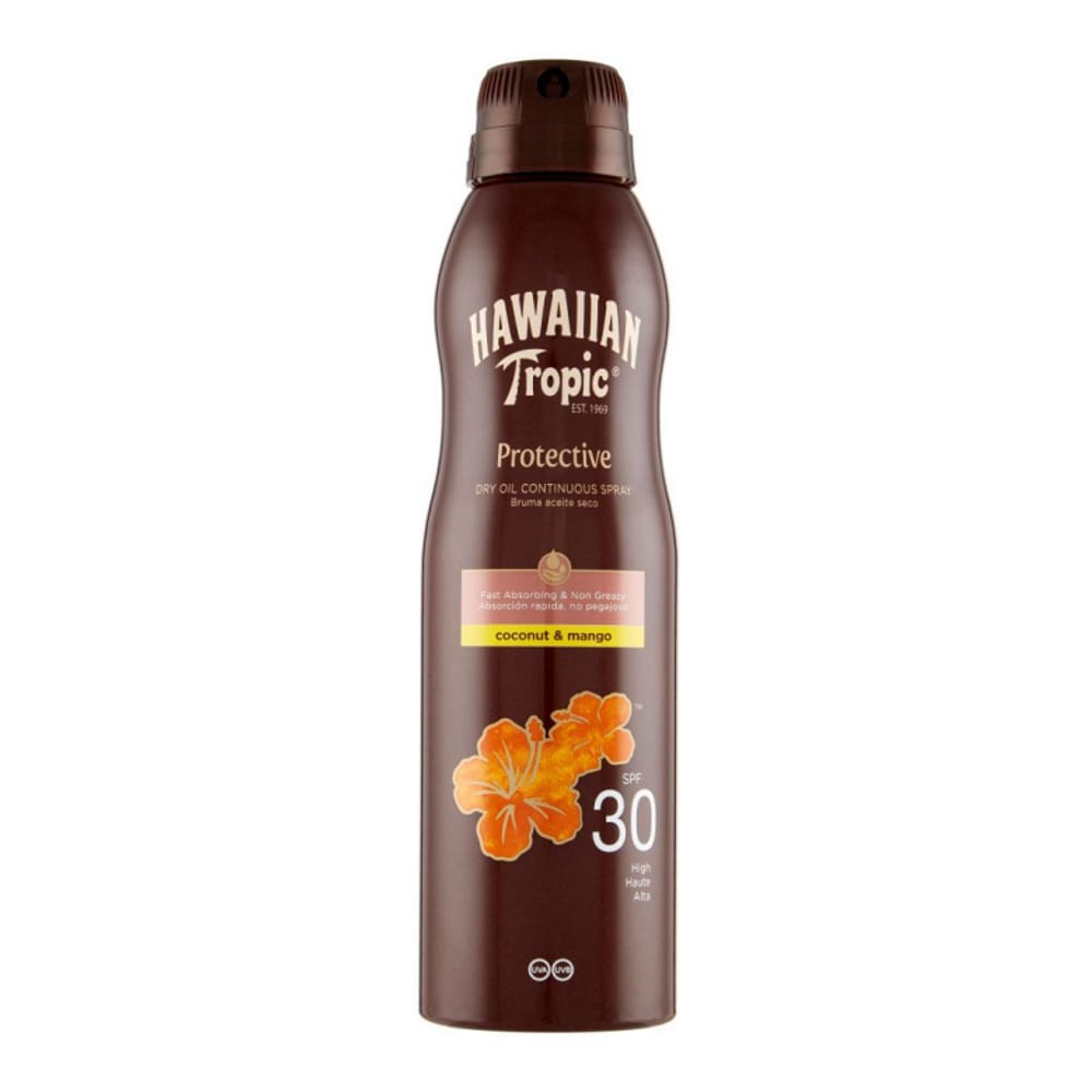 Hawaiian Tropic - Brume de crème solaire 'Coconut & Mango Oil SPF30' - 180 ml