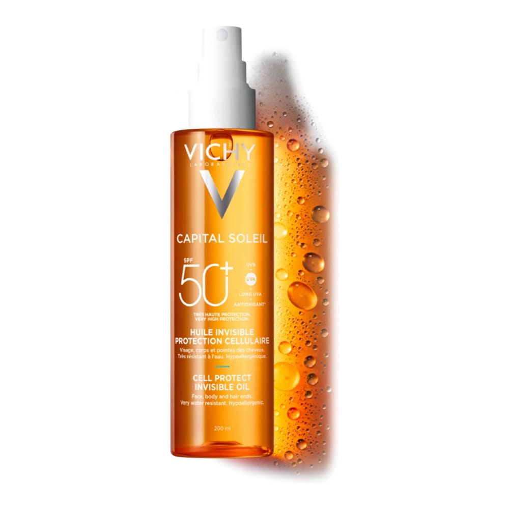 Vichy - Huile Solaire 'Capital Soleil Cell Protect SPF50+' - 200 ml