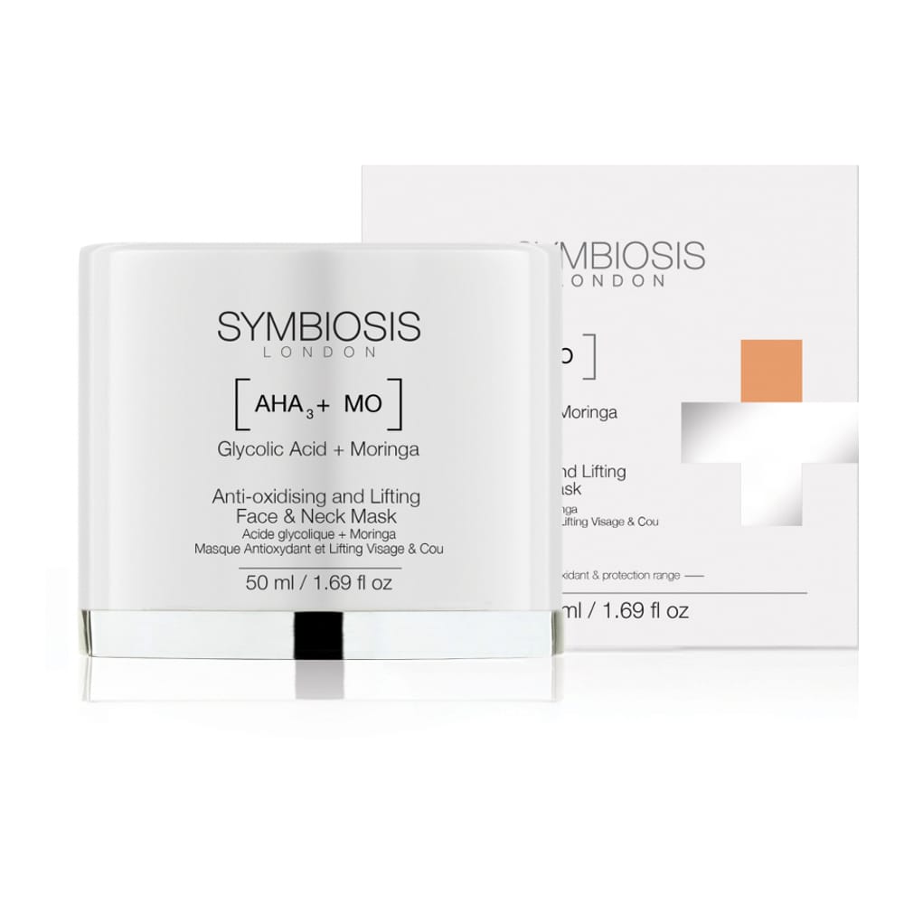 Symbiosis - Masque crème 'Glycolic Acid+Moringa - Anti-oxidising and Lifting Face & Neck'