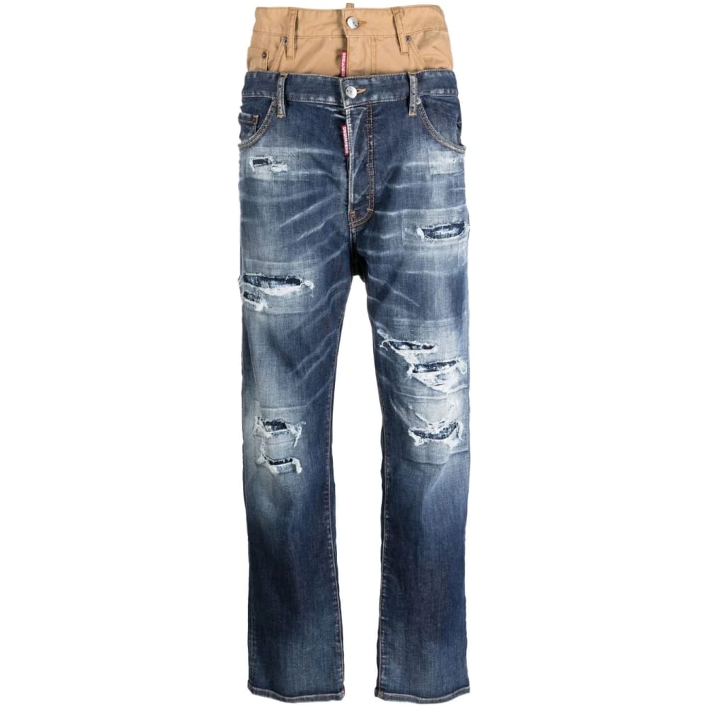 Dsquared2 - Jeans 'Double Waist Distressed' pour Hommes