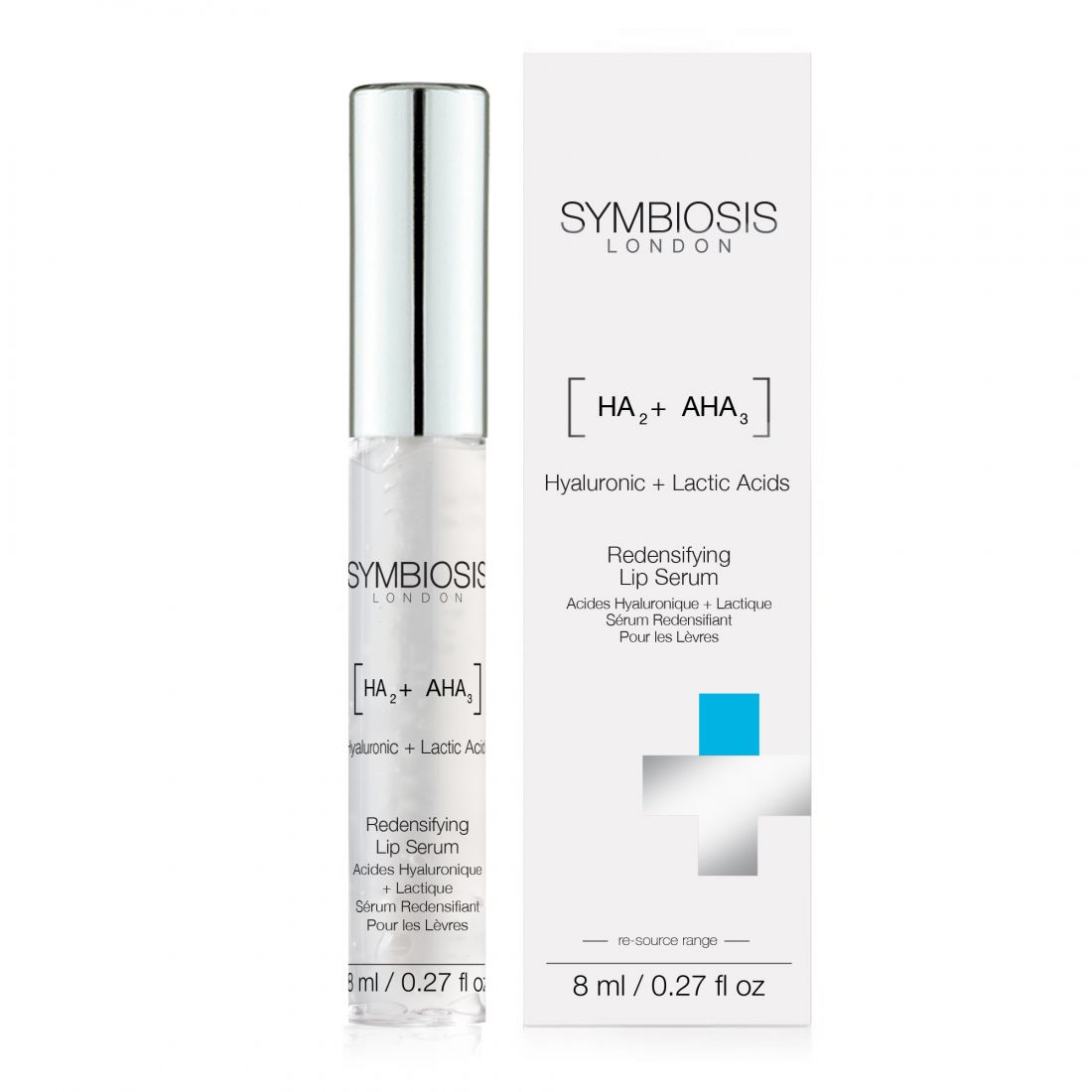 Symbiosis - Sérum pour les lèvres 'Hyaluronic+Lactic Acids - Redensifying'