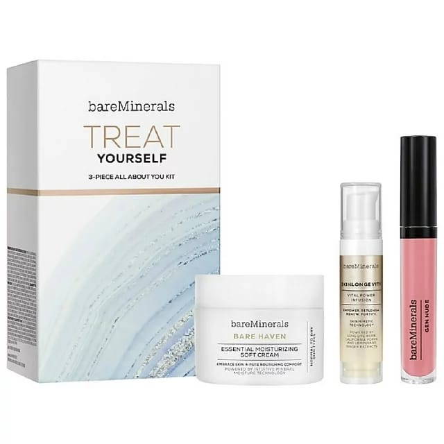 bareMinerals - Coffret de soins de la peau 'Treat Yourself, All About You' - 3 Pièces