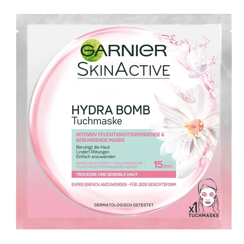 Garnier - Masque en feuille 'Skin Active Apaisant Hydra Bomb' - 32 g