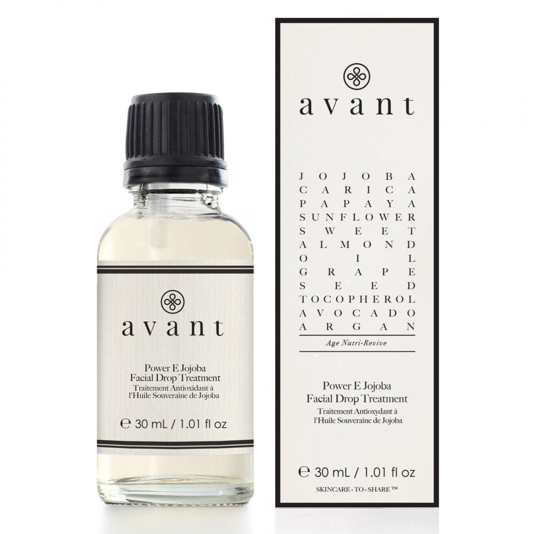 Avant - Huile pour le visage 'Power E Jojoba Drop Treatment' - 30 ml