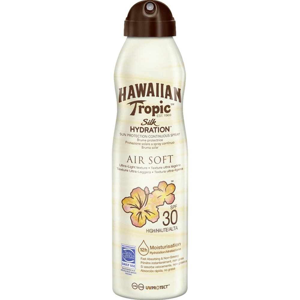 Hawaiian Tropic - Spray de protection solaire 'Silk Hydration Air Soft SPF30' - 177 ml