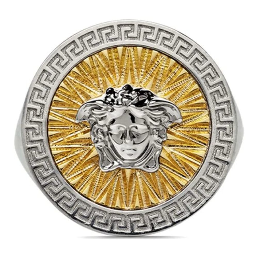 Versace - Bague 'Icon Crystal-Embellished' pour Hommes