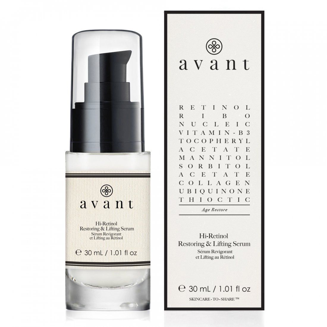 Avant - Sérum pour le visage 'Hi-Retinol Restoring and Lifting' - 30 ml