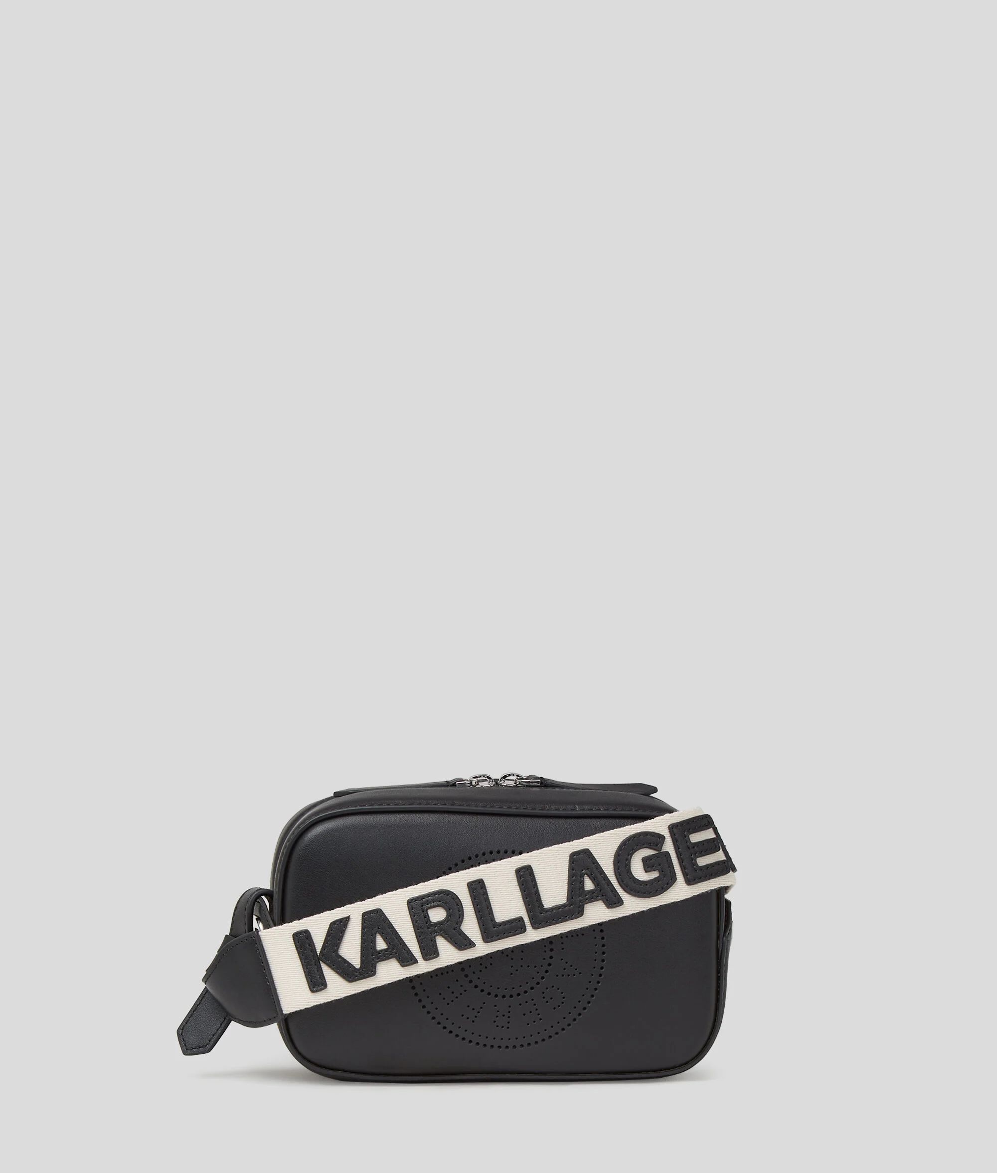 Karl lagerfeld - CIRCLE CAMERA BAG PERFORATED