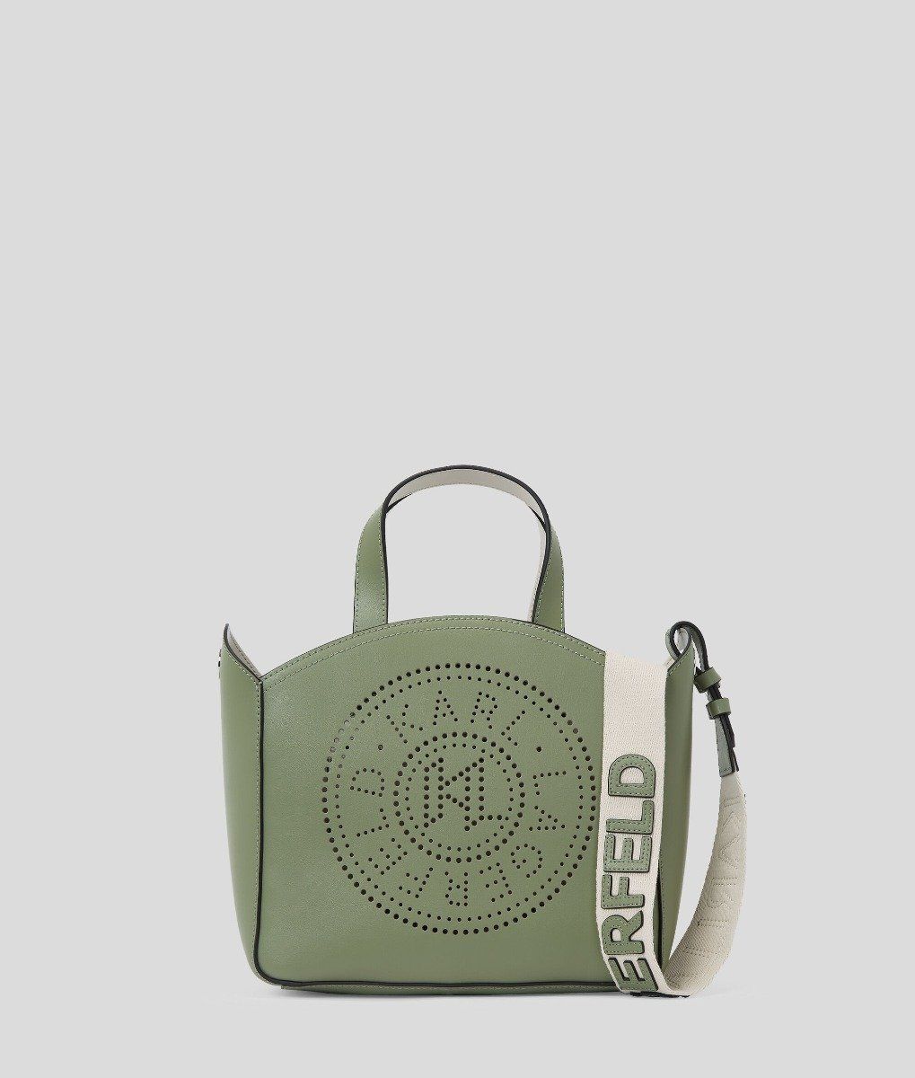 Karl lagerfeld - CIRCLE TOTE PERFORATED