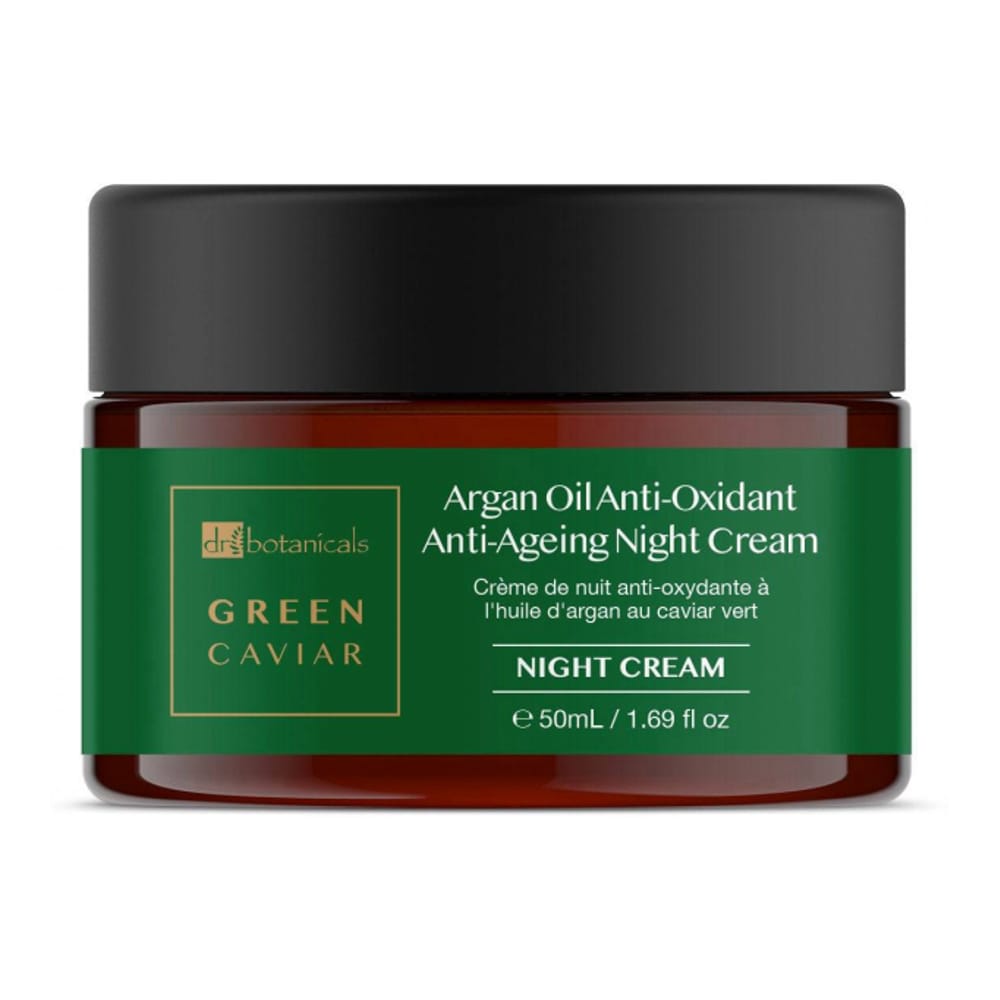 Dr. Botanicals - Crème de nuit anti-âge 'Green Caviar & Argan Oil Anti-Oxidant' - 50 ml