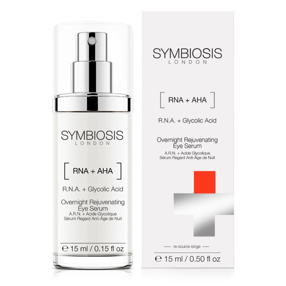 Symbiosis - Sérum pour les yeux '(Glycolic Acid+R.N.A.) - Overnight Rejuvenating' - 15 ml