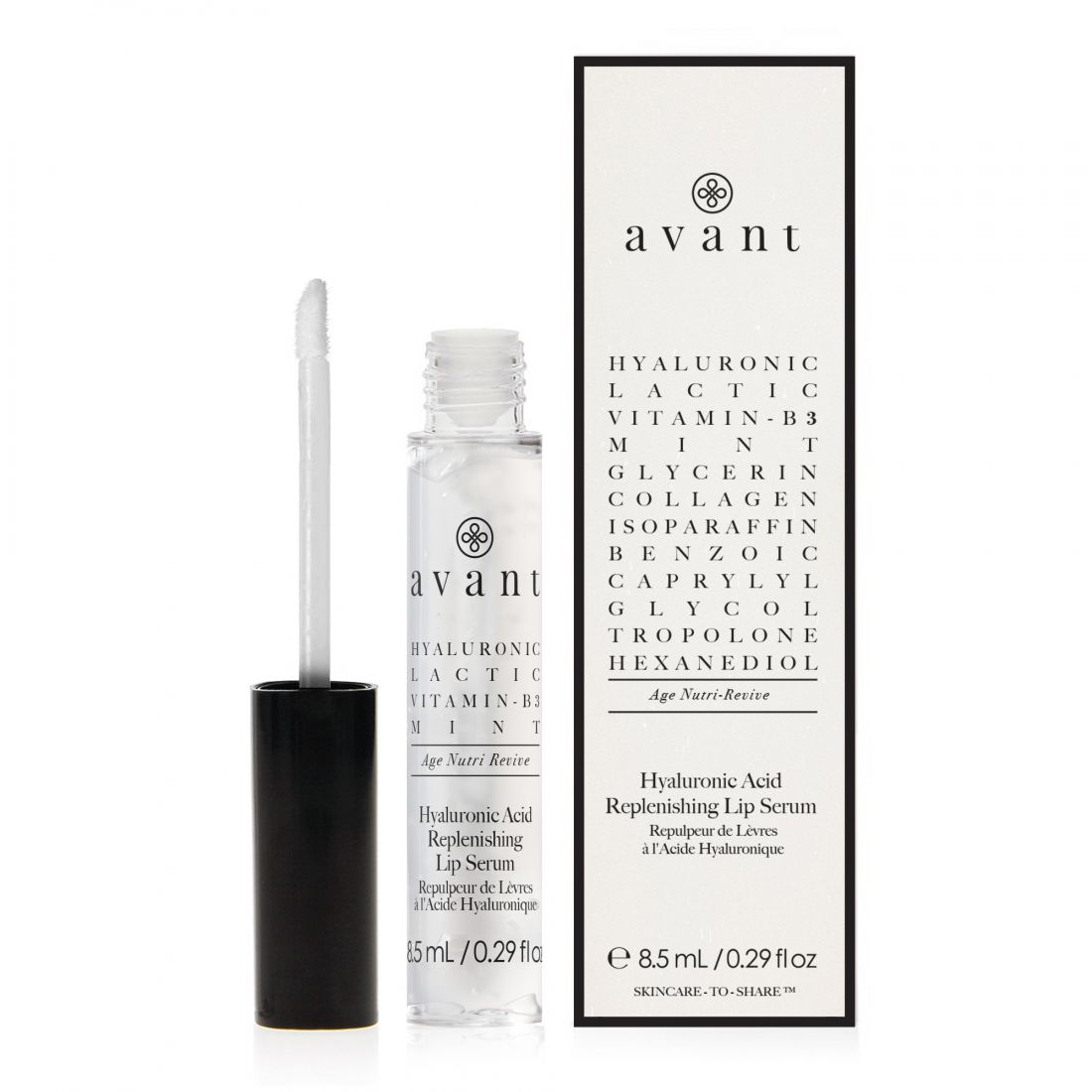 Avant - Sérum pour les lèvres 'Hyaluronic Acid Replenishing' - 8.5 ml