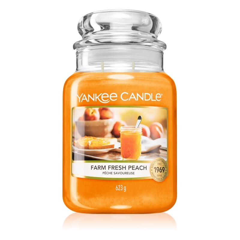 Yankee Candle - Grande Bougie 'Farm Fresh Peach' - 623 g