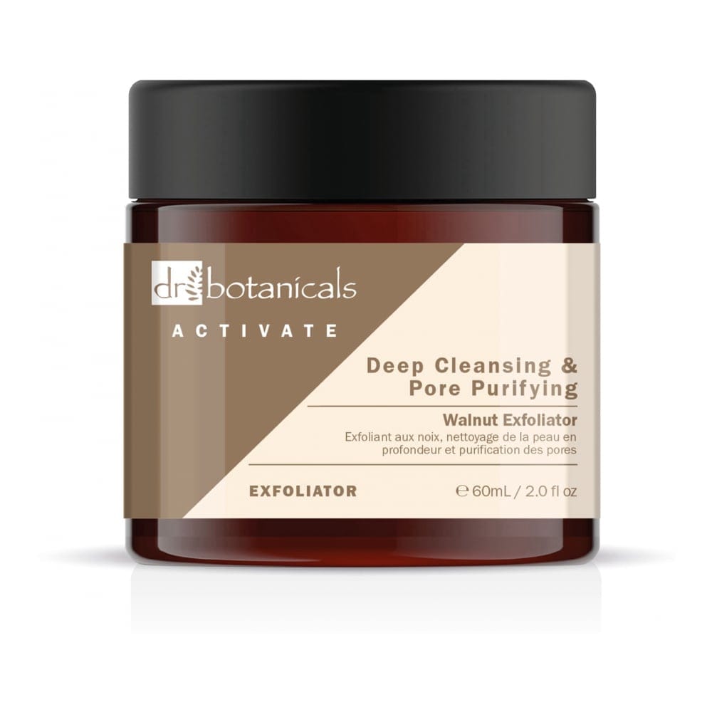 Dr. Botanicals - Exfoliant pour le visage 'Activate Deep Cleansing & Pore Purifying Walnut' - 60 ml