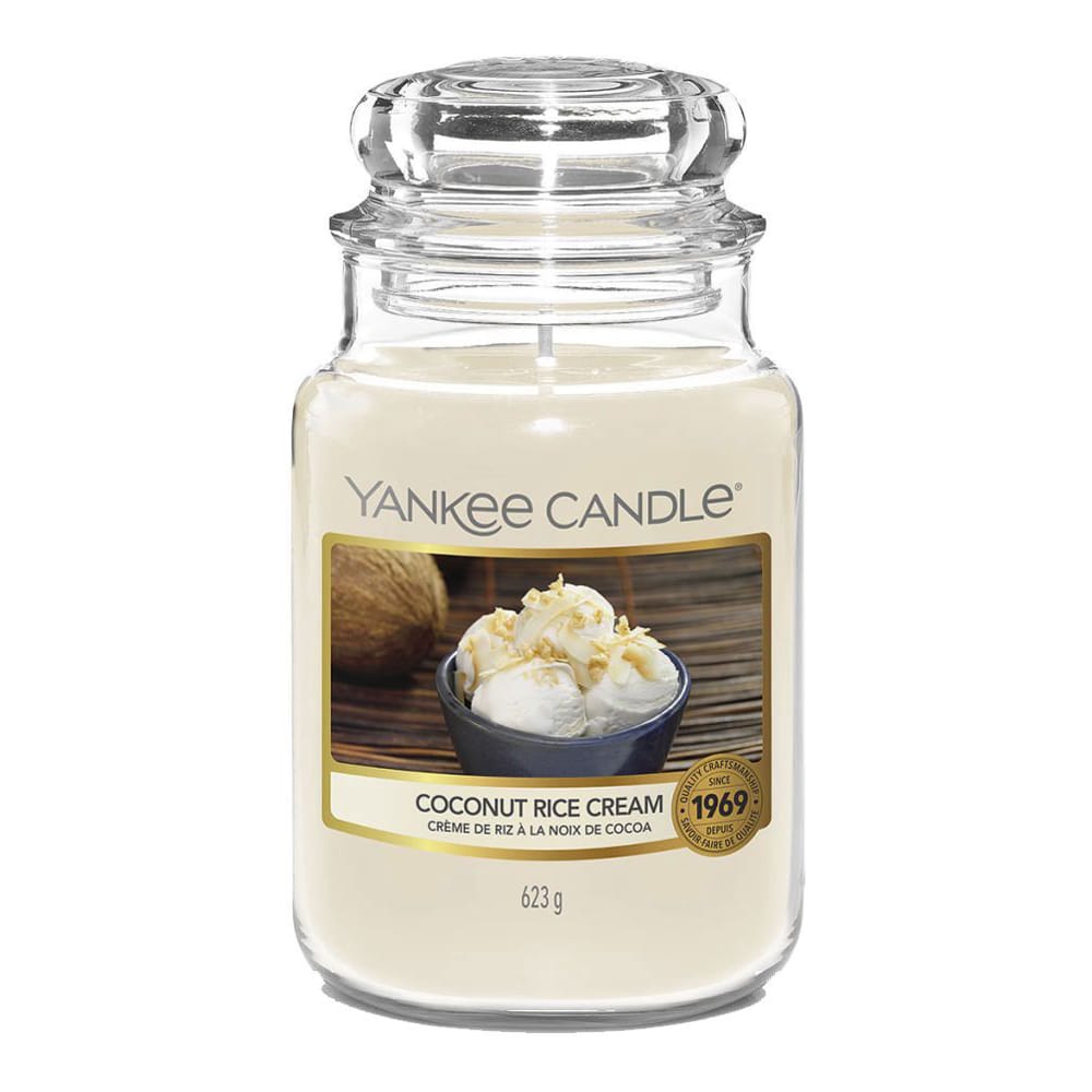 Yankee Candle - Bougie parfumée 'Coconut Rice Cream' - 623 g