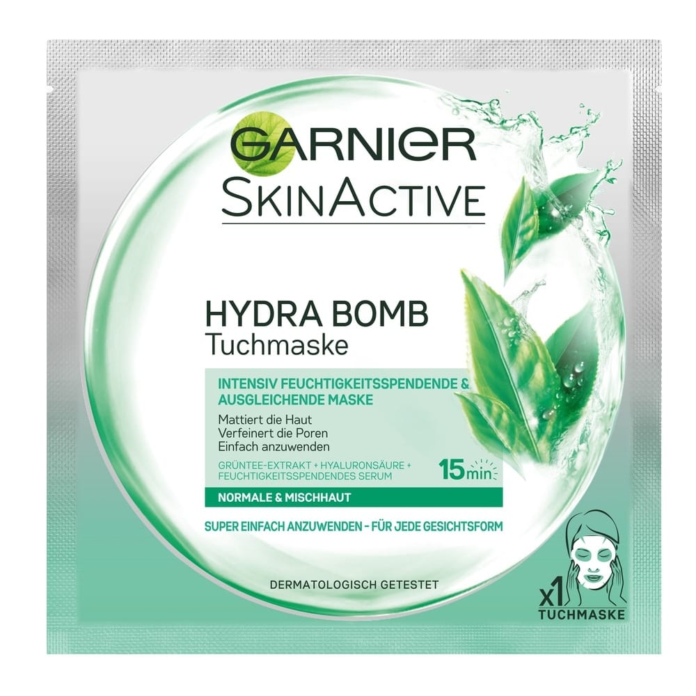 Garnier - Masque en feuille 'Skin Active Rééquilibrant Hydra Bomb' - 32 g
