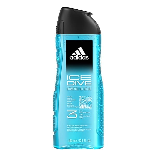 Adidas - Gel Douche 'Ice Dive 3-in-1' - 400 ml