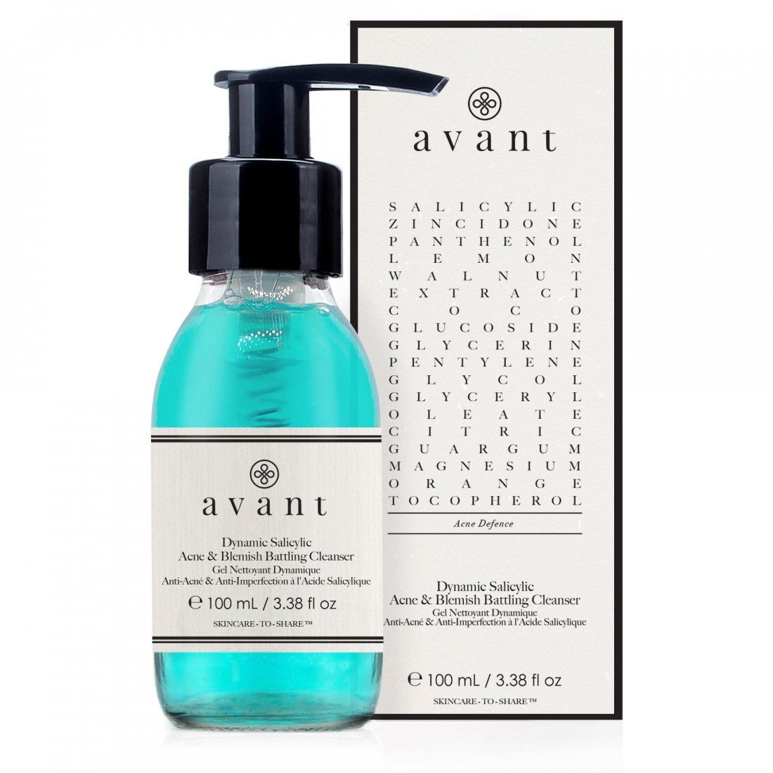 Avant - Nettoyant 'Dynamic Salicylic Blemish Battling' - 100 ml