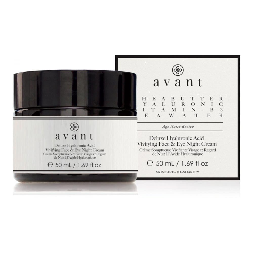 Avant - Crème de nuit 'Deluxe Hyaluronic Acid Vivifying Face & Eye' - 50 ml