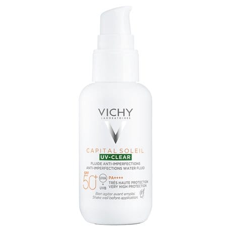Vichy - Fluide solaire 'Capital Soleil UV-Clear Anti-Imperfections Fluid SPF50+' - 40 ml