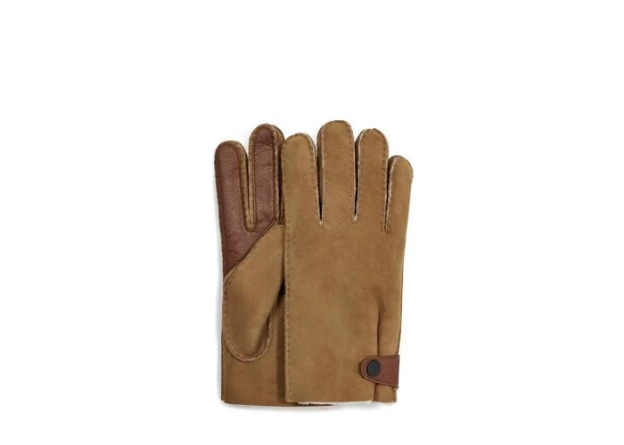 ugg sheepskin side tab tech glove